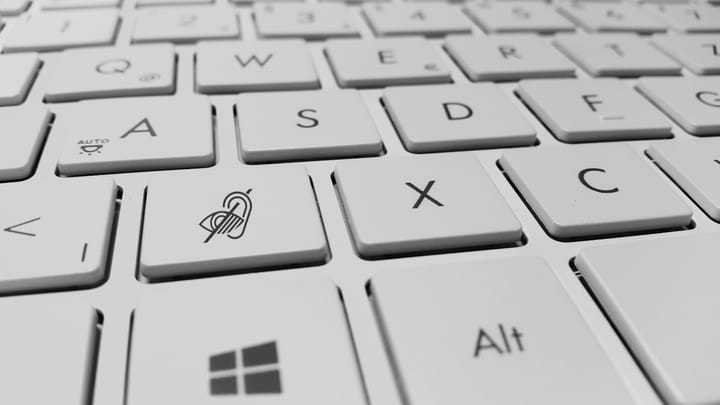 Decorative header image showing a normal keyboard with an added key with an icon symbolizing Digital Accessibility